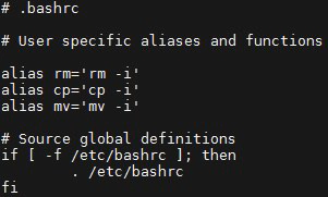bashrc file example in Linux