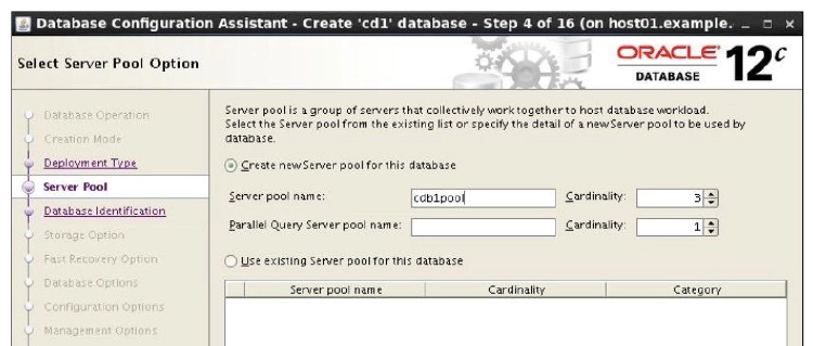 Hosting a RAC CDB in Server Pools