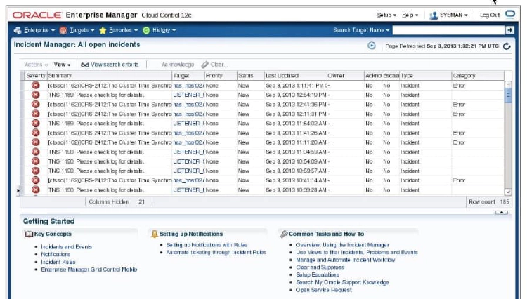 Enterprise Manager Alerts and RAC