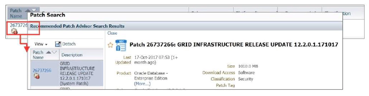 Downloading Patches Oracle RAC