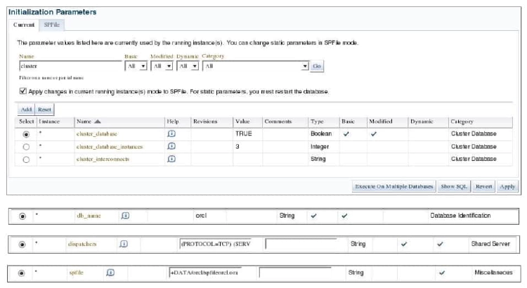 RAC Initialization Parameters