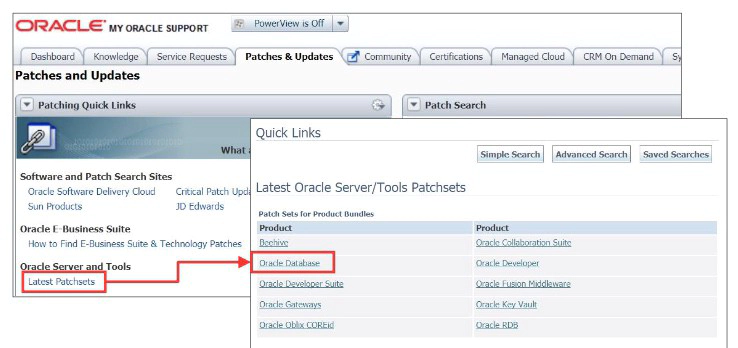 Obtaining Oracle RAC Patch Sets