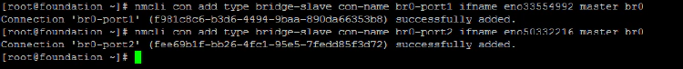 add slave to network bridge nmcli