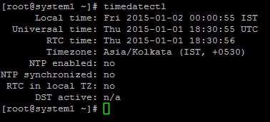 choronyd chrony ntp time management in CentOS 7