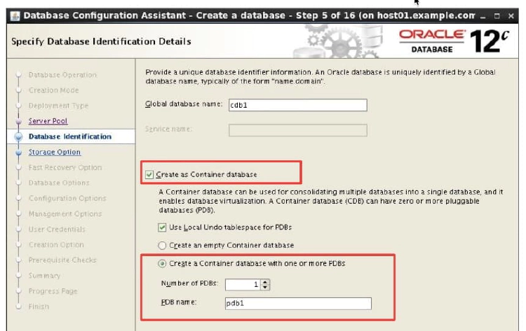 Creating a RAC CDB Including PDBs