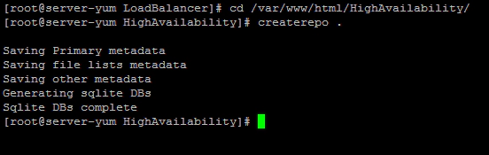 createrepo high availability