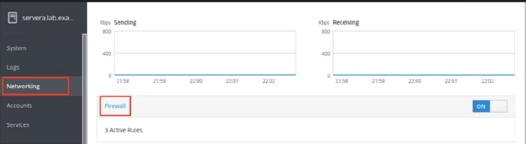 The Web Console networking