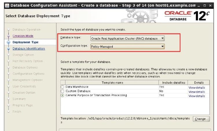 Creating a RAC CDB