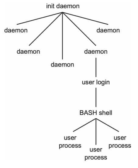 managing process in Linux
